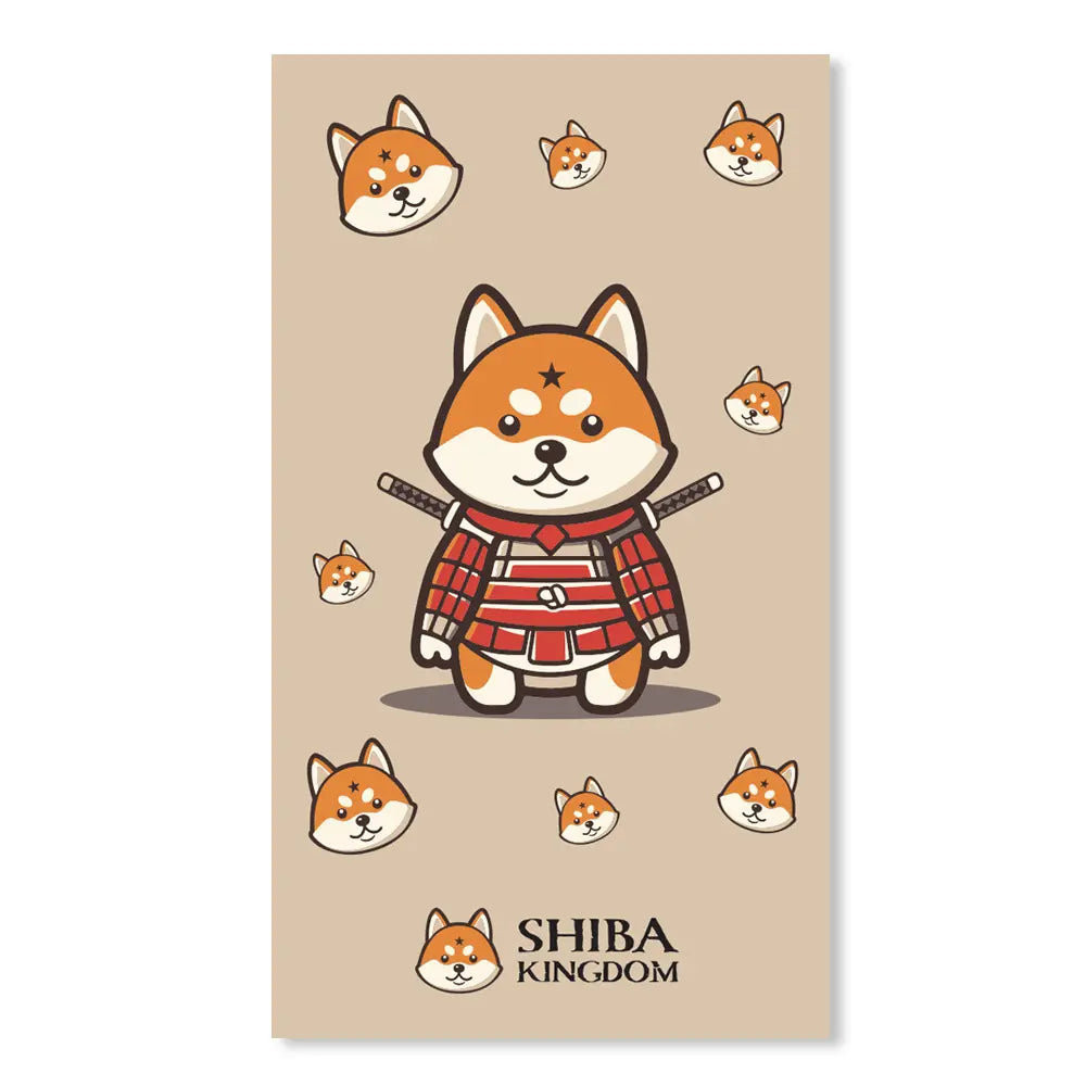 Shiba Samurai Postcard