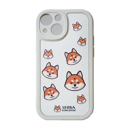 Shiba Kingdom 0001 Soft PU Leather TPU iPhone case