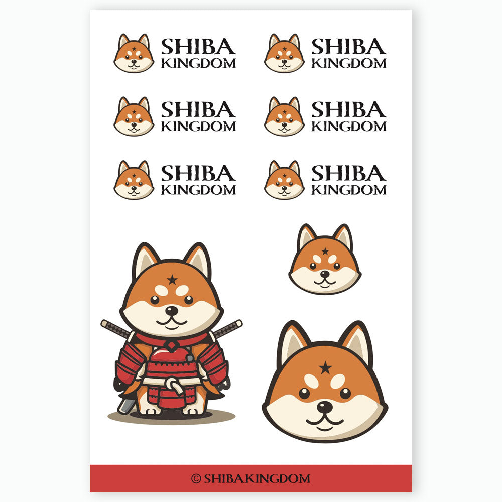 Shiba Kingdom Sticker Set of 3